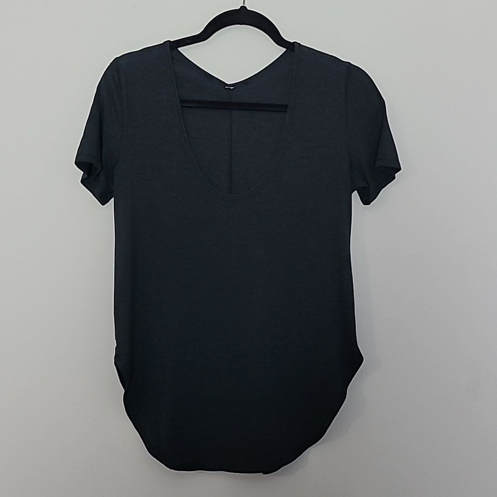 Lululemon soft jersey top Grey Active Sporty